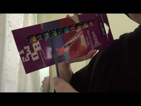 ASMR | Painting your face with colors (personal attention, changing color, camera touch)