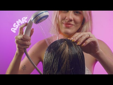 ASMR Lavando e Hidratando seu Cabelo 💦 Salão de Beleza ROLEPLAY