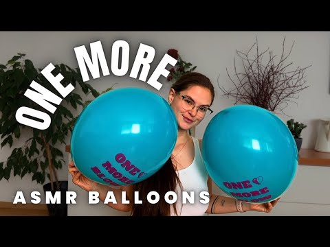 ASMR Balloon Sounds 💙  | Soft Rubbing, Inflation & Tingles  -  Looner