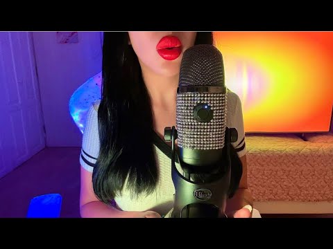 ASMR 👄SUSURROS MUY DELICADOS CERQUITA DEL MICRÓFONO✨