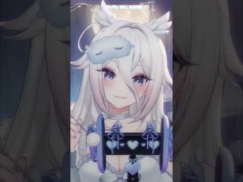 Fluffy Mic ASMR ☁️#shorts #asmr #notalkingasmr #vtuber  #asmrshorts #tapping #tappingasmr