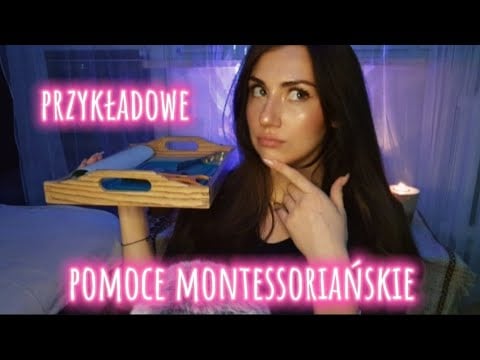 [ASMR PL] Pokazuję wam przykładowe pomoce montessoriańskie ❤️‍🔥😴 (szept, tapping)