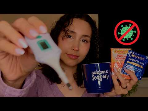 ASMR For When You're Sick 🤒❤️‍🩹 Taking Care of You (Cozy Skincare, Mouth Sounds, Tingly Whispers)