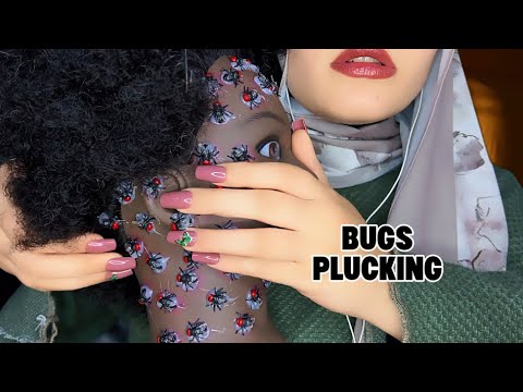 ASMR | Bugs on Your Face? 🐛 Neck Touching & Close-up Face Tapping