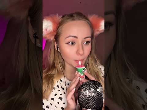 Drinking fake drink #asmr #mukbang #fakefood