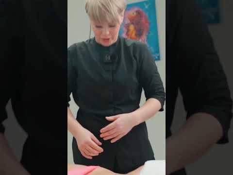Unique lymphatic drainage body massage for Veronica #shorts