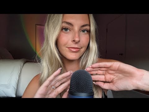 ASMR | Upclose Mouth Sounds and Delicate Mic Scratching 