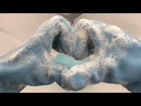 Latex Gloves💙 BBB&BBB💙 beautiful blue busters & baby blue balloon[[ASMR]]
