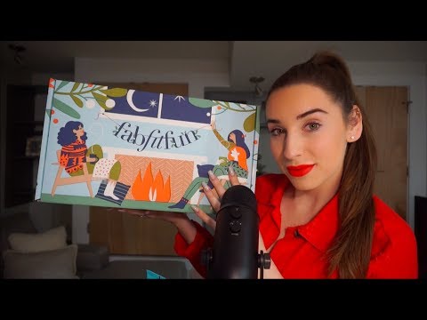 ASMR FabFitFun Winter Unboxing | Whispering & Tapping