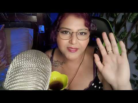 ASMR comiendo Jarabe de Maple 🍁 vaso Unicel, tapita y con los dedos 