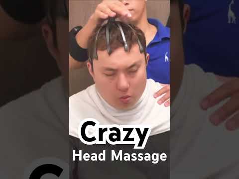 【ASMR】Crazy Head Massage #headmassage