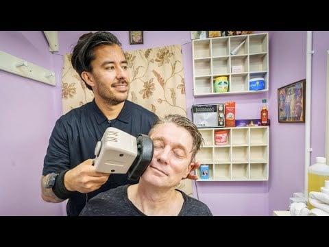 I Got Transported To India With A Head Massage @nomadbarber's Indian Style Barbershop!