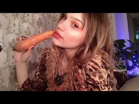 ASMR Поедание и хруст Моркови *Шепот* необычный итинг АСМР / EATING SOUNDS CARROT *WHISPER*