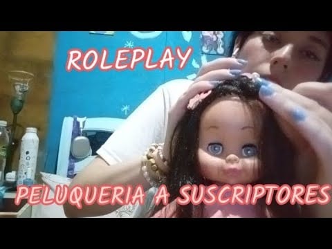 ASMR ROLEPLAY PELUQUERÍA EN SUSCRIPTORES!!!