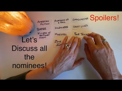 Discussing All the Best Picture Nominees for the 2024 Academy Awards - ASMR Soft Spoken Movie Review