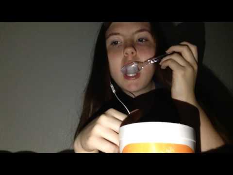 ASMR Late Night Ice Eating