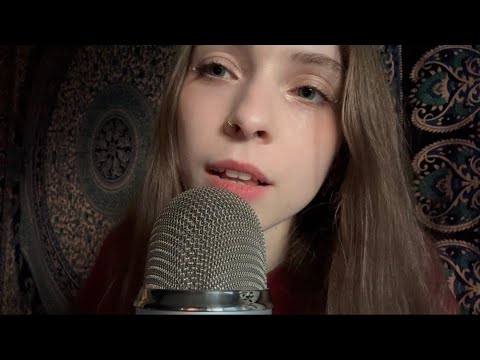 ASMR • lip-p-p stick-k-k 👄 b-b-blue sk-k-ky 🦋 new tingly trigger? 🙊 trigger words ✨