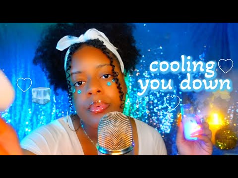 ASMR -✨🥶🧊 Cooling You Down On A Warm Summer Night..☀️🧊✨ (You Will Feel Soooo Good 🍧)