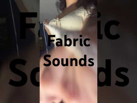 Fabric sounds in my white lace! 🤍