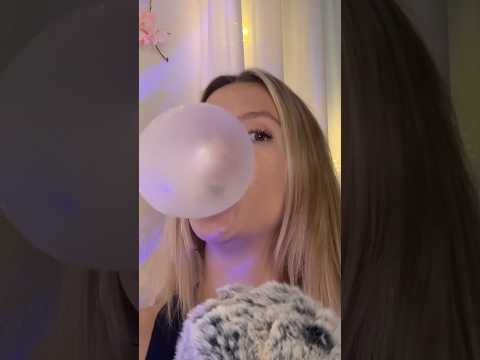 blowing BIG BUBBLES🫧 #asmr