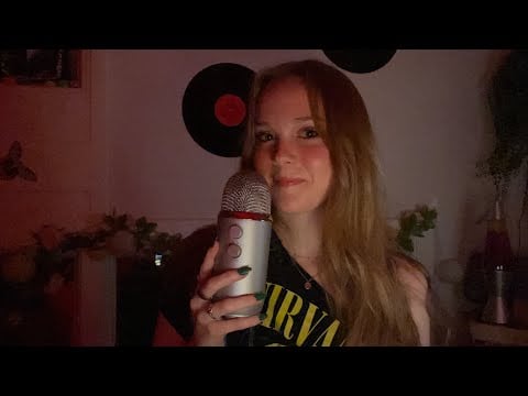 asmr ear to ear whisper ramble (new years resolutions)