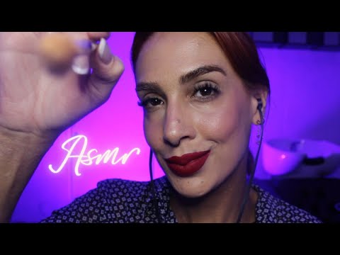 ASMR FAST MAKEUP Te maquiando para o natal - ÚLTIMO VÍDEO DO ANO!