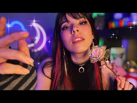 ASMR How Long Can You Go Without Falling Asleep? (Eyes closed half way through) ❤️🖤