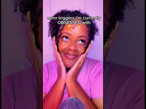 asmr triggers i’m currently OBSESSED with 💕😍✨ #asmr #shorts