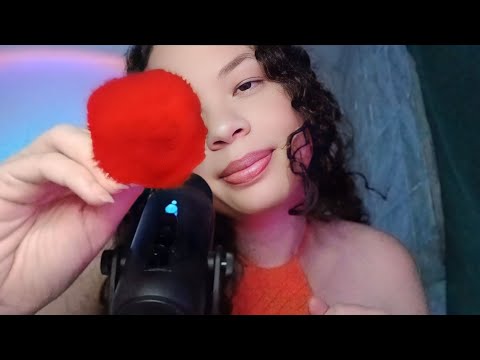 ASMR 🌼 para relaxar profundamente e dormir (sussurros e pincel na tela) 💤💤