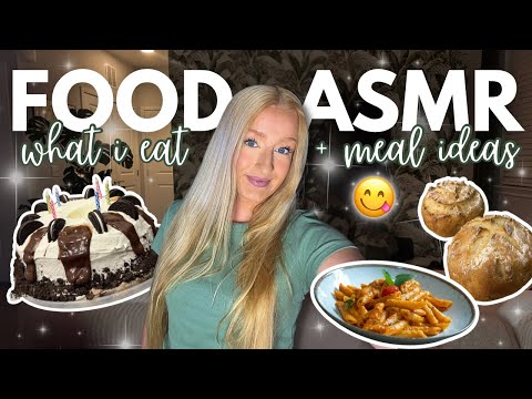 ASMR What I Eat Vlog 🥘 Healthy Meals at Home (+ ice cream cake recipe! 🎂)