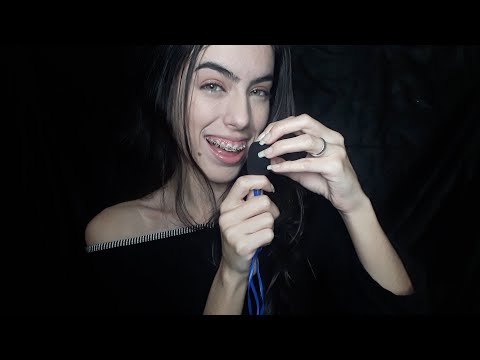 *Asmr* arranhando seu ouvido (arranhando o microfone)