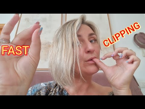 ASMR Aggressive NAIL CLIPPING 🔋 personal attention & triggers
