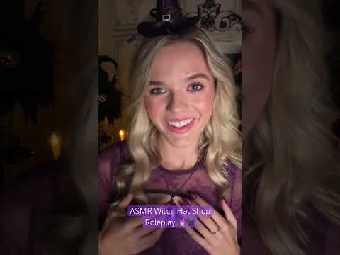 #asmr Witches Hat Shop 🔮🖤 #asmrcommunity #asmrvideo #asmrroleplay #asmrsounds #witch