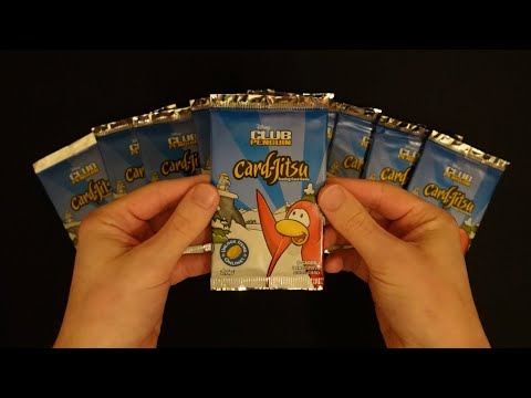 [ASMR] Club Penguin Trading Cards (Pack Opening!)