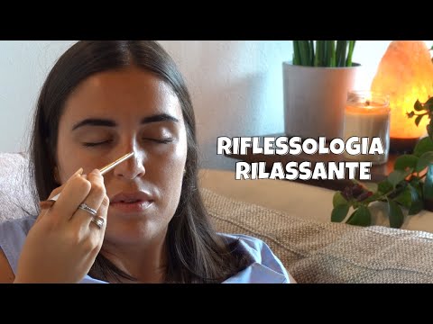 RIFLESSOLOGIA FACCIALE RILASSANTE PER TE! Asmr Roleplay Real Person