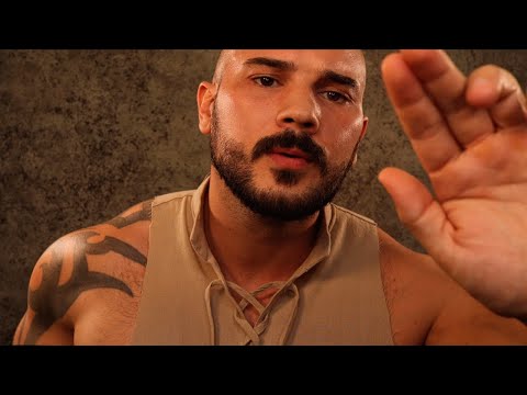 ASMR - Helping You Fall Asleep (Face Tracing & Slow Hand Movements) Male Personal Attention