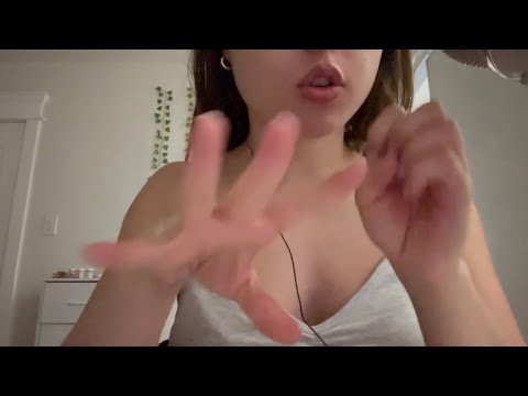 ASMR salt and pepper, hand movements, plucking, hand sounds, fingertip taps | custom for fernando