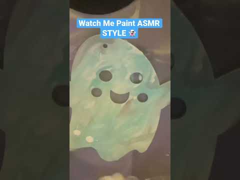 My “BOB ROSS” Painting A 👻 ASMR Style