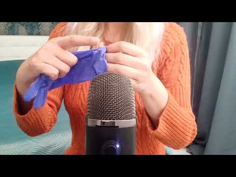 ASMR Pure Tingles:gloves Latex & Fluffy sounds ASMR (No Talking)