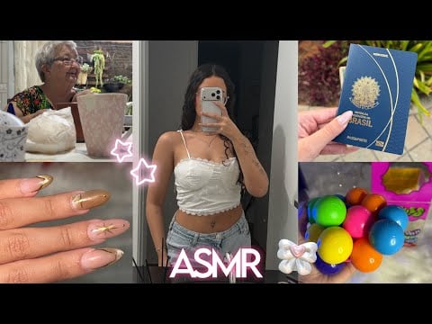ASMR VLOG UM DIA COMIGO 🌺 | comprinhas, rotina… 