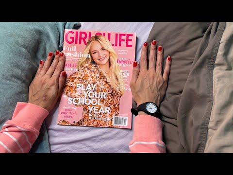 ASMR Page Turning (fashion magazine) no talking (Whispering) 2022 yr