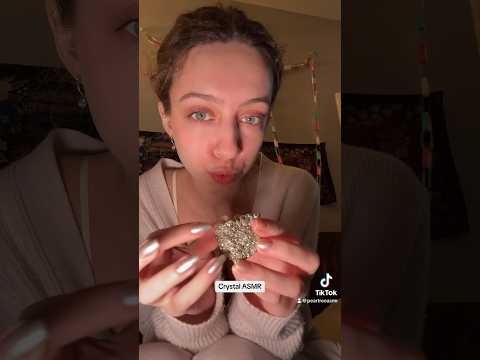 ASMR my new crystal! #asmr #tingles #lofiasmr #asmrtapping #crystalasmr