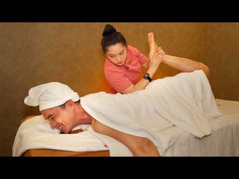 ASMR 🔥 Professional Vietnamese Deep Tissue Full Body Massage with Thai Stretching