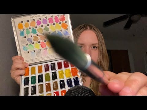 ASMR Painting You in 2 Minutes (Fast)