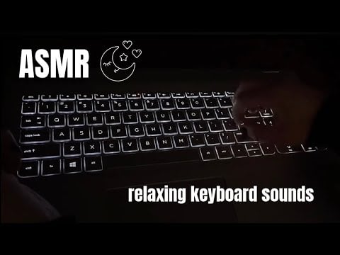 ASMR | Dark Keyboard Sounds for Sleep 💤 🌌