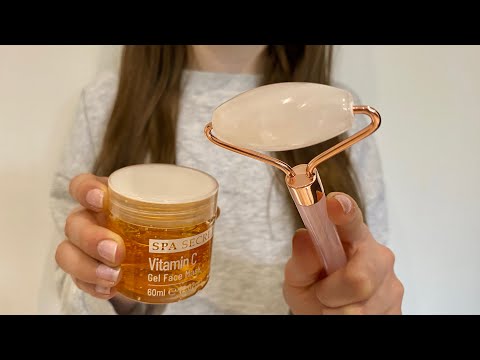 ASMR spa facial | hair brushing | scalp massage | Actual camera touching | real hair | lo-fi