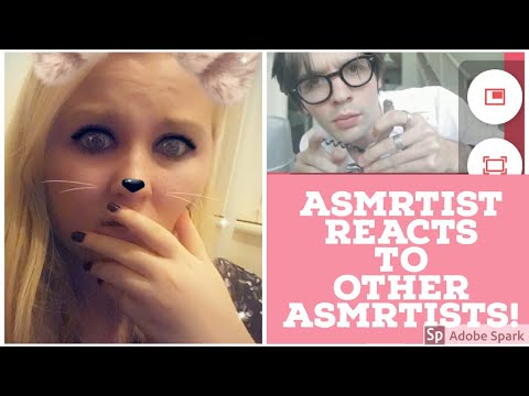 ASMRtist Reacting To Other ASMRtists (READ DESCRIPTION)