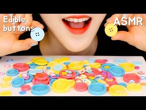 FIND EDIBLE BUTTONS! ASMR EDIBLE BUTTONS ASMR CHOCOLATE EATING ASMR EDIBLE PRANK ASMR