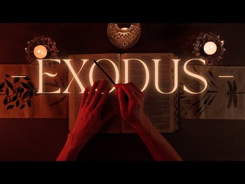 Bible ASMR ✨ Whispering the ENTIRE Book of Exodus ✨ (Cozy Low Light)