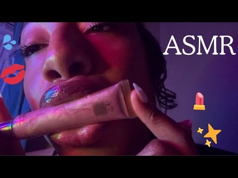 Soft Lipgloss kissing ASMR 💄💋